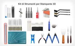 Strumenti manutenzione stampanti 3D